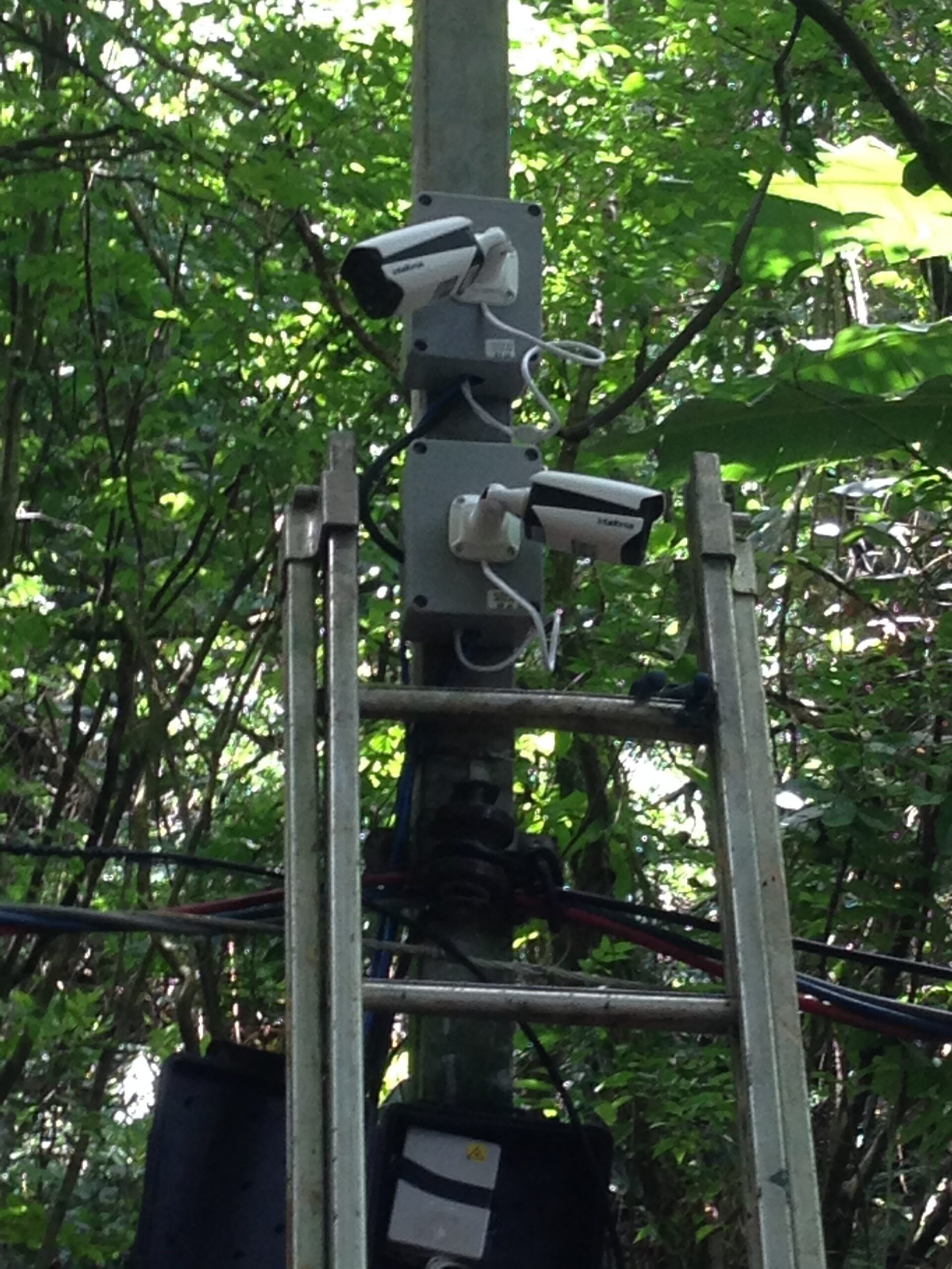 Câmera de CFTV instalada pela ENT Security